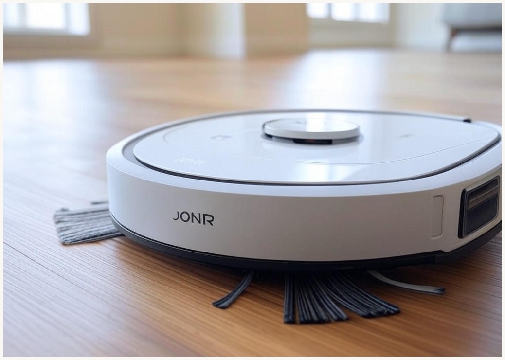 JONR 로봇청소기 물걸레 미홈앱 음성제어 5000PA 2600mAh대용량 배터리, P1
