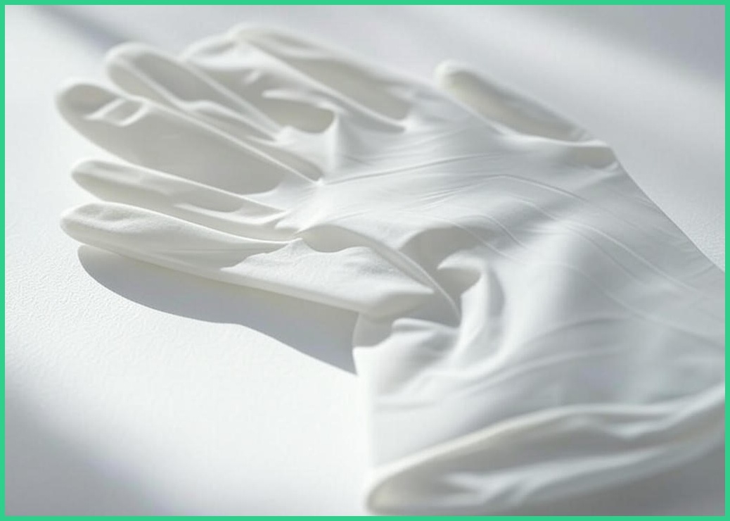 모스트픽 끈질긴 니트릴 고무장갑, 화이트, 중(M), 2개