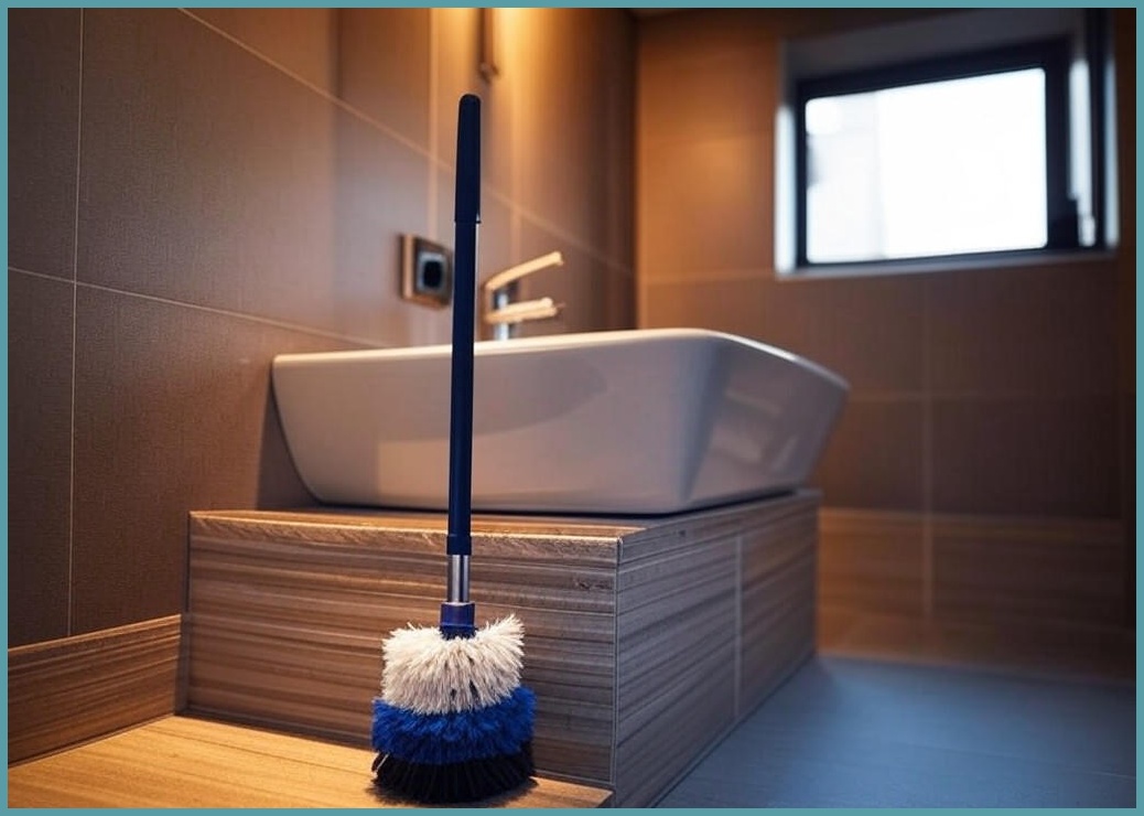 순잠 주방 화장실 욕실 모서리 청소 브러쉬 103cm