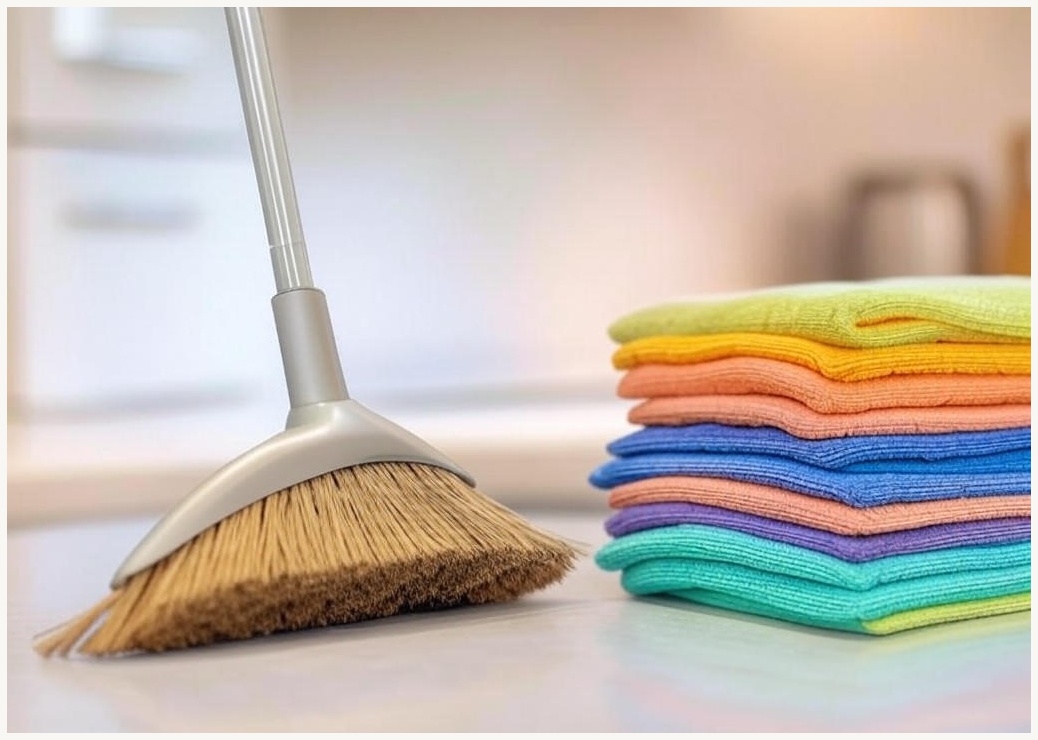 코멧 다용도 밀대걸레 + 극세사 걸레 3개입 - 이미지 1