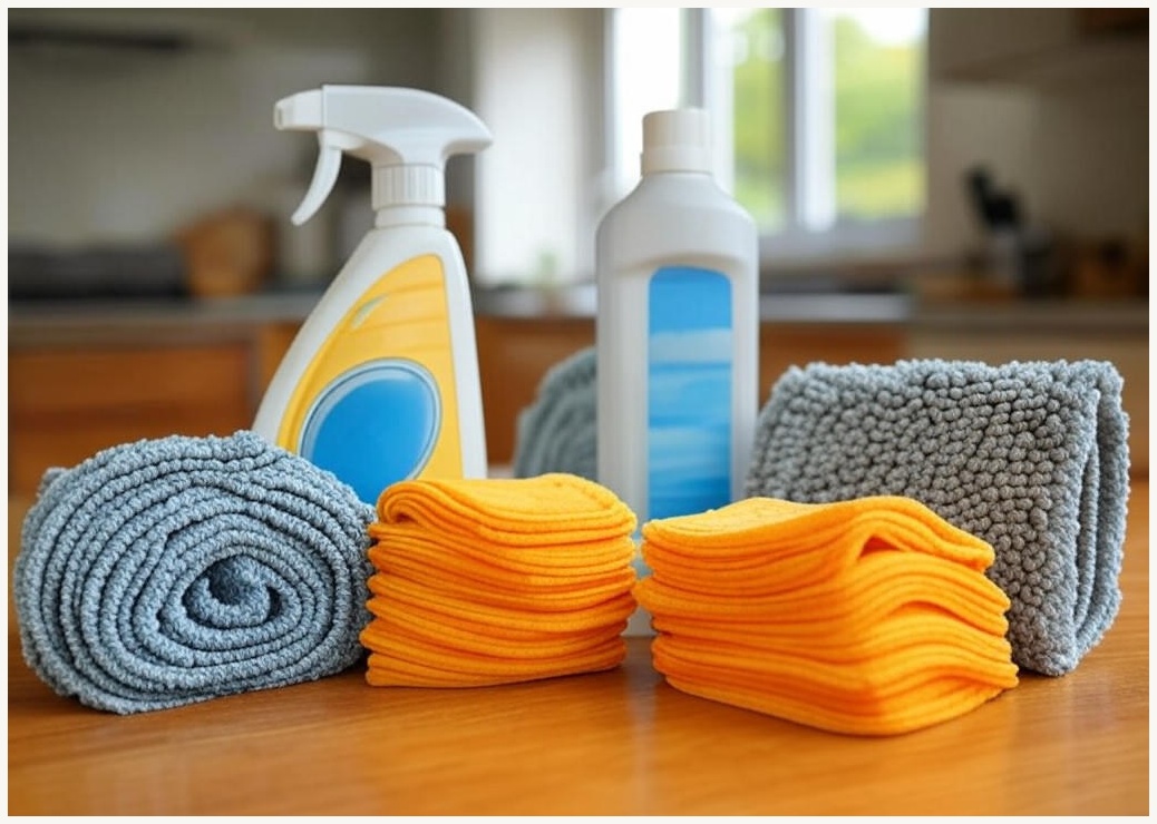 코멧 스프레이 밀대걸레 + 극세사 패드 5개 + 다용도 클리너 1개 - 이미지 1