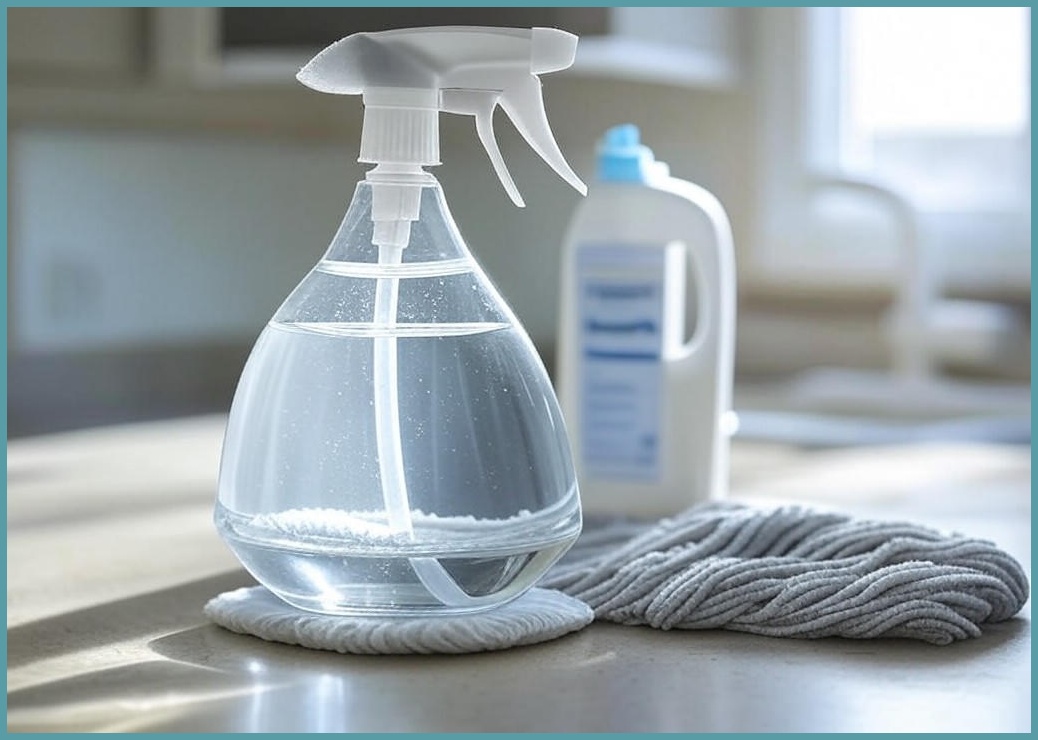 코멧 스프레이 밀대걸레 + 극세사 패드 5개 + 다용도 클리너 1개