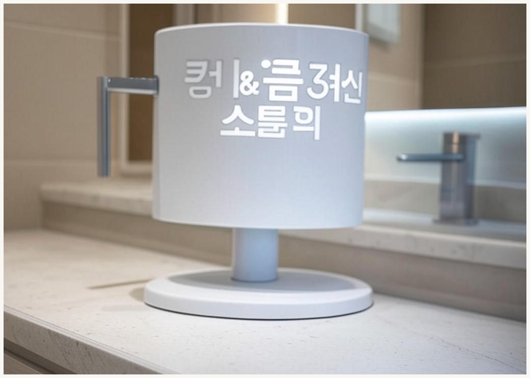 클릭&샵 3in1 스탠드 고급 화장실 욕실 바닥 청소솔 혼합색, 화이트, 1개