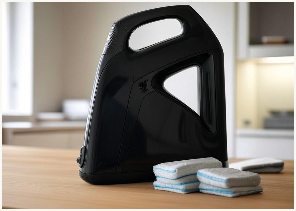 한경희생활과학 스팀청소기 SLO-500BL + 초극세사패드 2p + 받침대 - 이미지 1