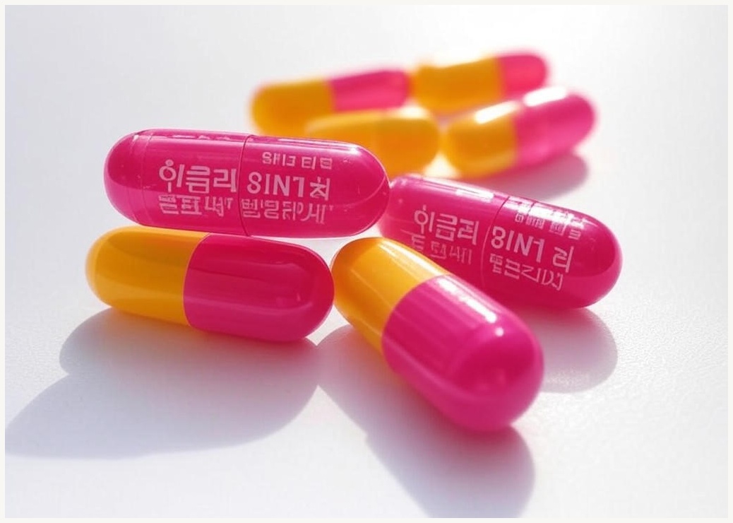 허글리 8IN1 딥 클린 초고농축 캡슐 세탁세제 코튼캔디 향, 2개, 100개입